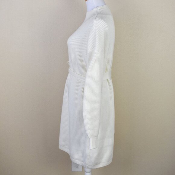 Maeve Long Sleeve Mock Neck Tie Waist Sweater Dress - S - Picture 5 of 11